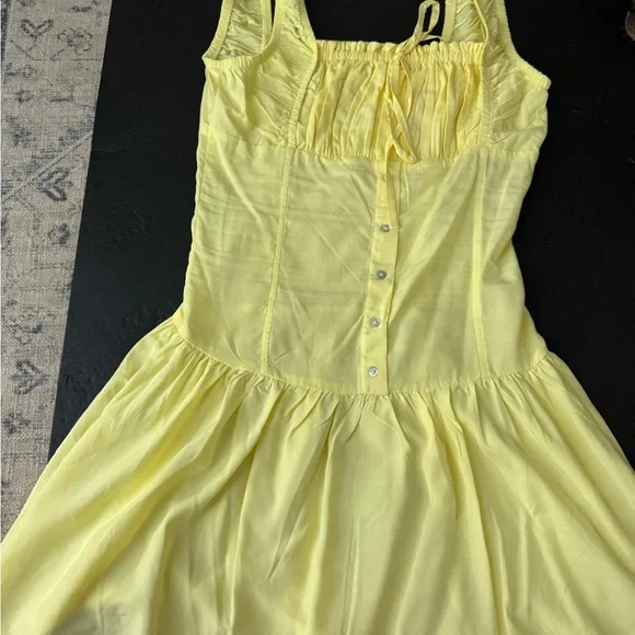 FINAL PRICE!! Frankie’s Bikinis Christa Yellow Dress - Picture 6 of 8